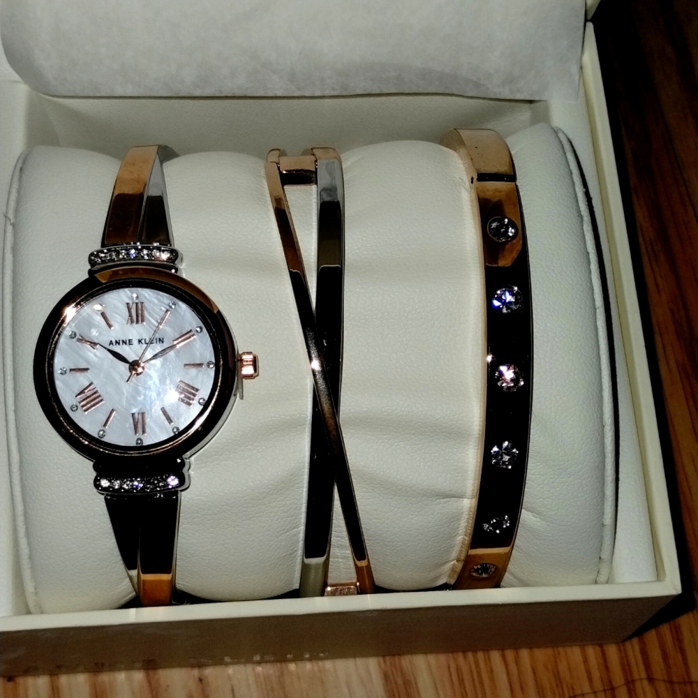 Watch and bracelets